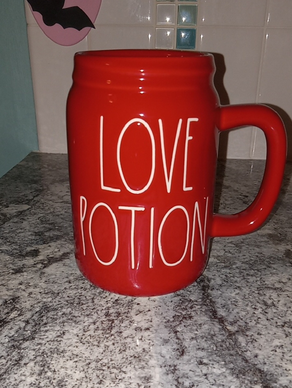 Rae Dunn Red 'Love Potion' Ceramic Mug NWOTS ❤️❤️❤️